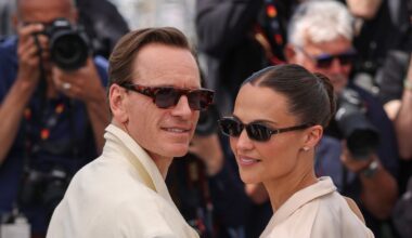 Michael Fassbender and Alicia Vikander at Cannes