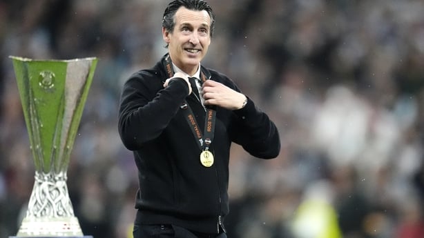 Aston Villa manager Unai Emery