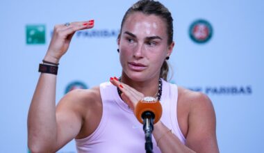Sabalenka cuts short press conference as tensions rise