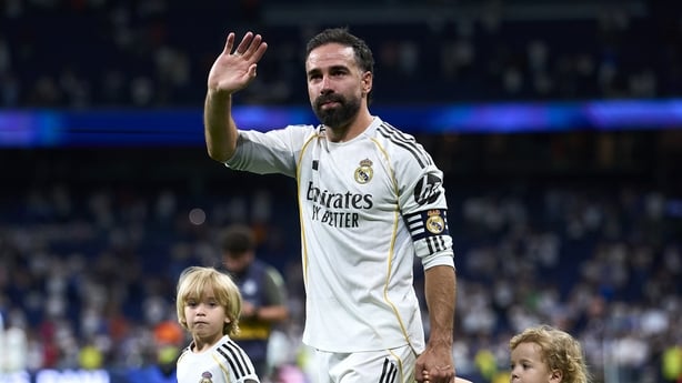 Dani Carvajal makes his final appearance for Real Madrid.