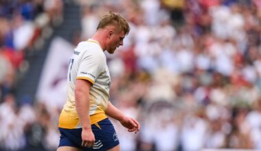 Leinster without loosehead McCarthy for rest of season