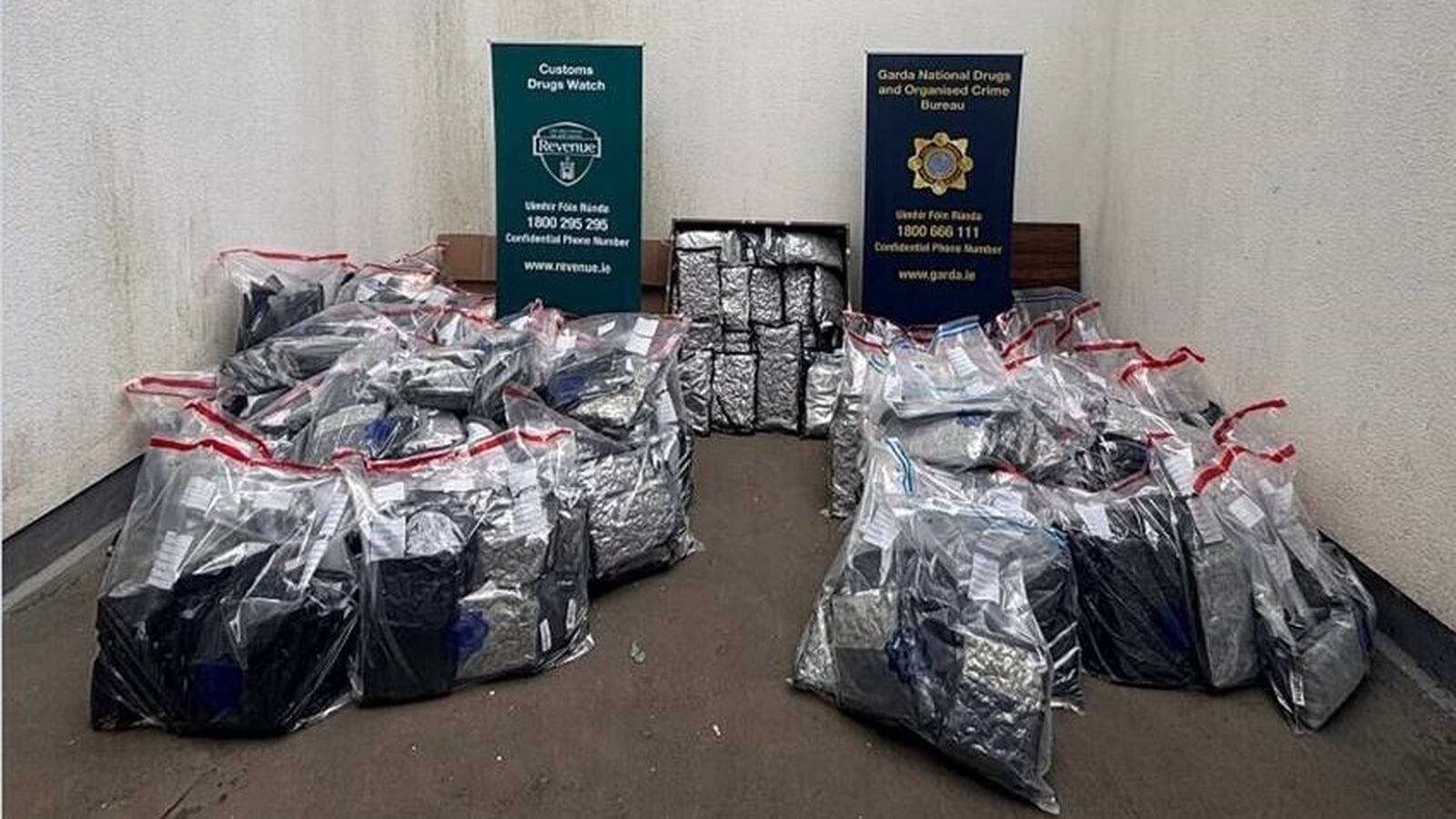 Four men arrested as cannabis worth €5.1m seized