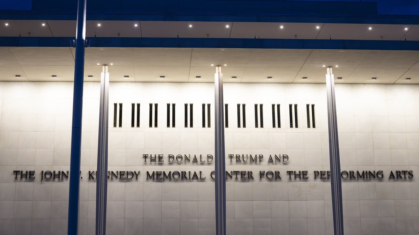 Trump's name ordered removed from Kennedy Center