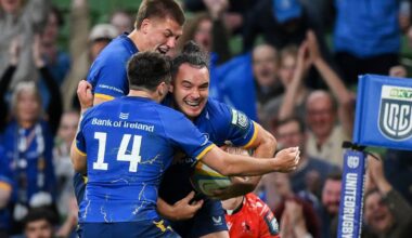 Lowe sets record as Leinster stroll past Lions