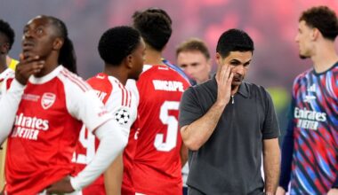 Arteta: Champions League loss 'very tough to accept'