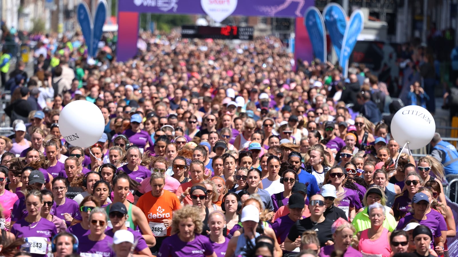 Thousands taking part in marathon events in Dublin, Cork