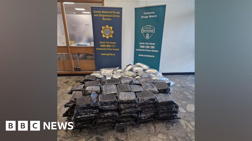 Cannabis worth an estimated €4.2m seized - BBC
