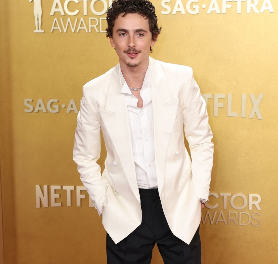 Timothée Chalamet Haircut, Shaved Mustache Transformation at Knicks Game