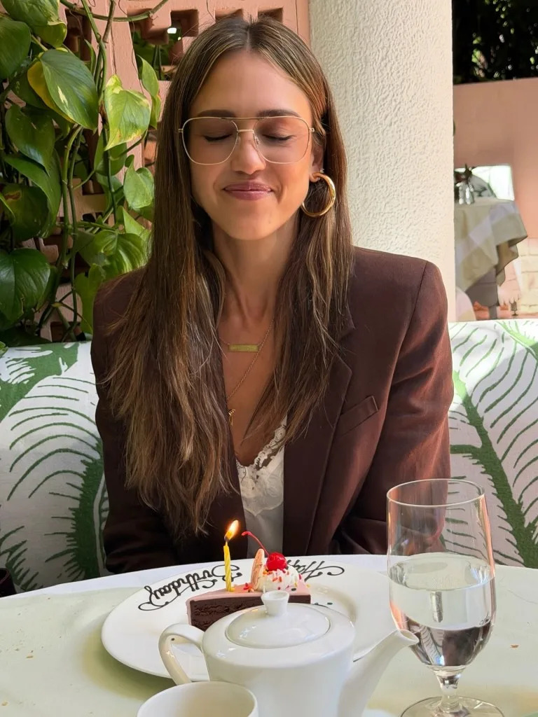Jessica Alba (seen here on her birthday on April 28) celebrated turning 45 with a night out in Miami Friday, a source told Page Six. jessica alba/ instagram