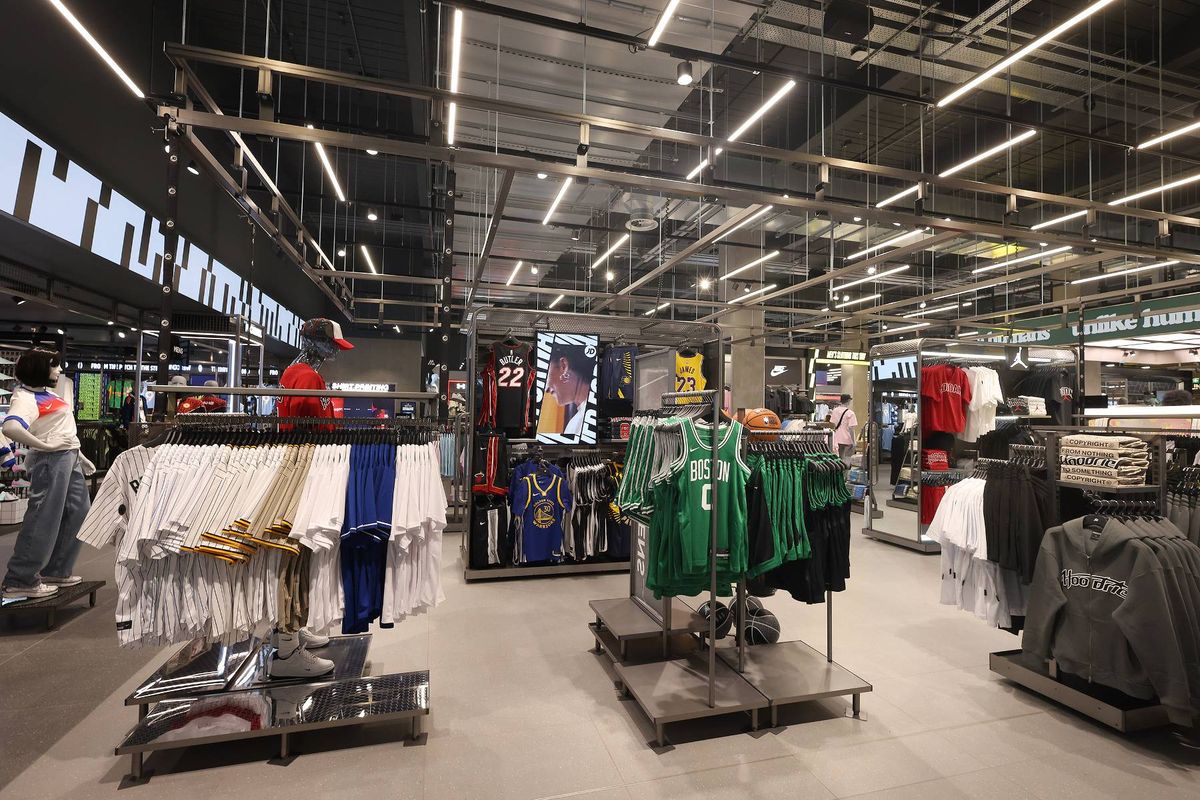 Preview of JD Sports largest store . The Trafford Centre , Manchester . 5 June 2025