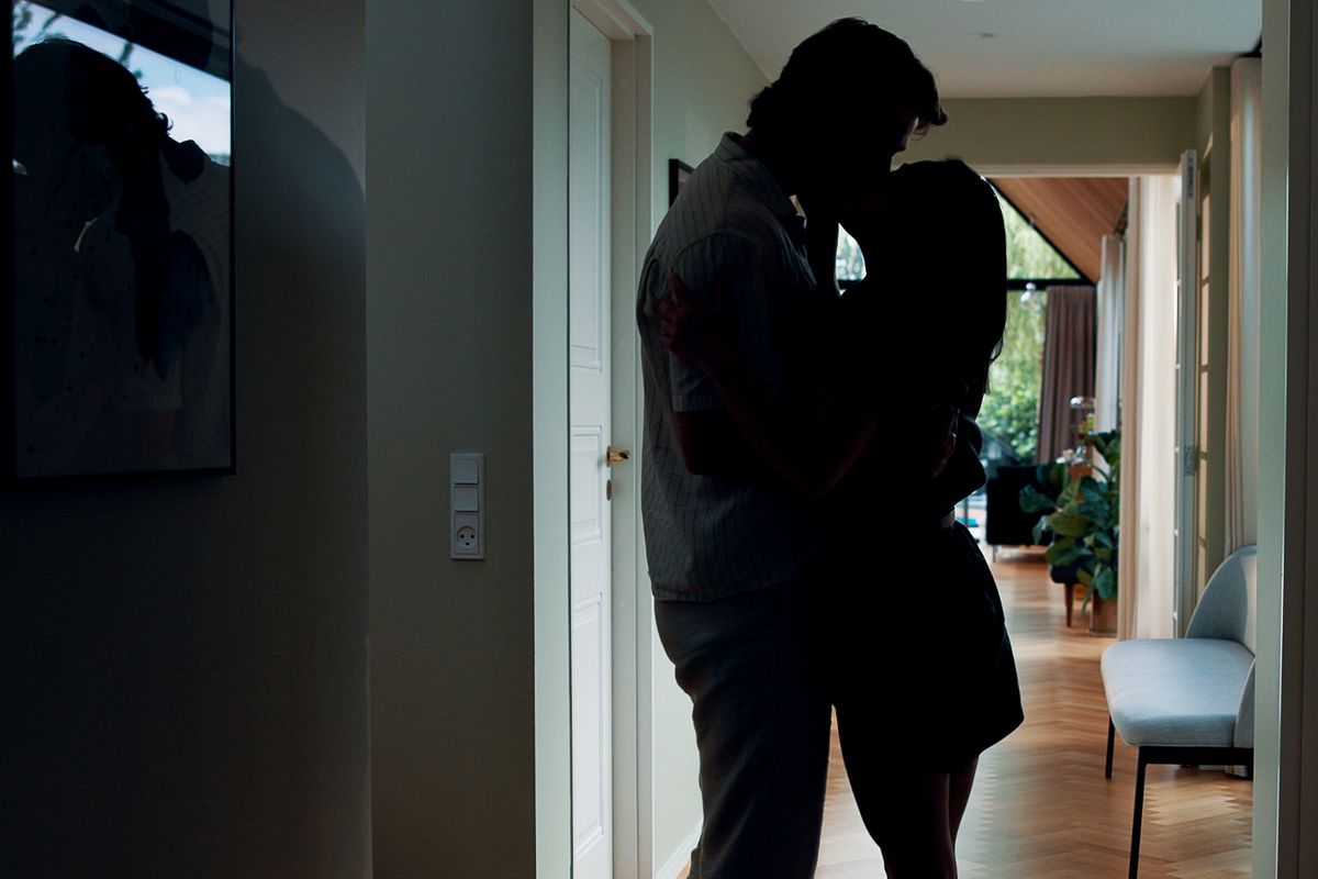 A female celebrity was targeted by a cyberstalker and evidence of her affair was exposed and leaked online