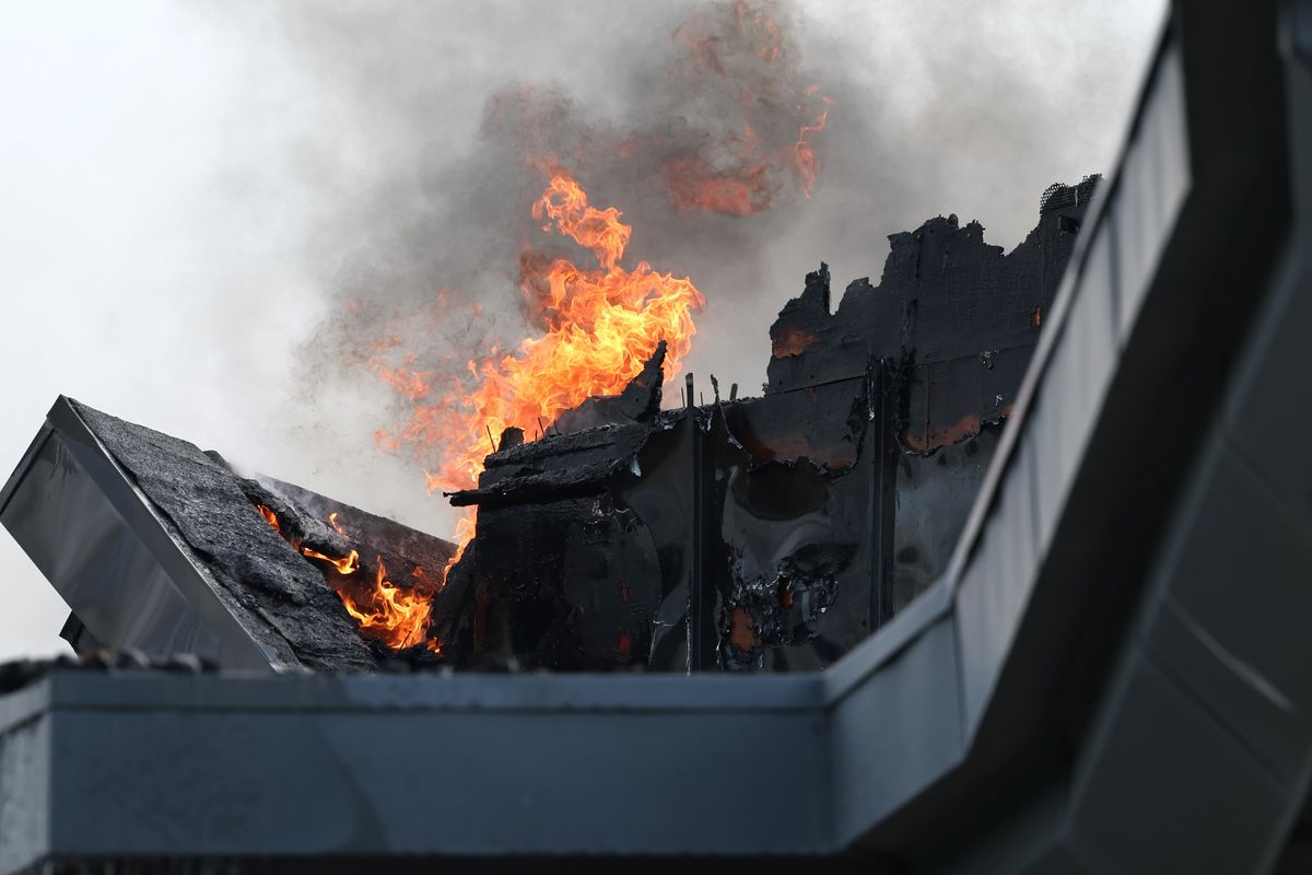 Fire on Auburn Avenue. Image: Collins