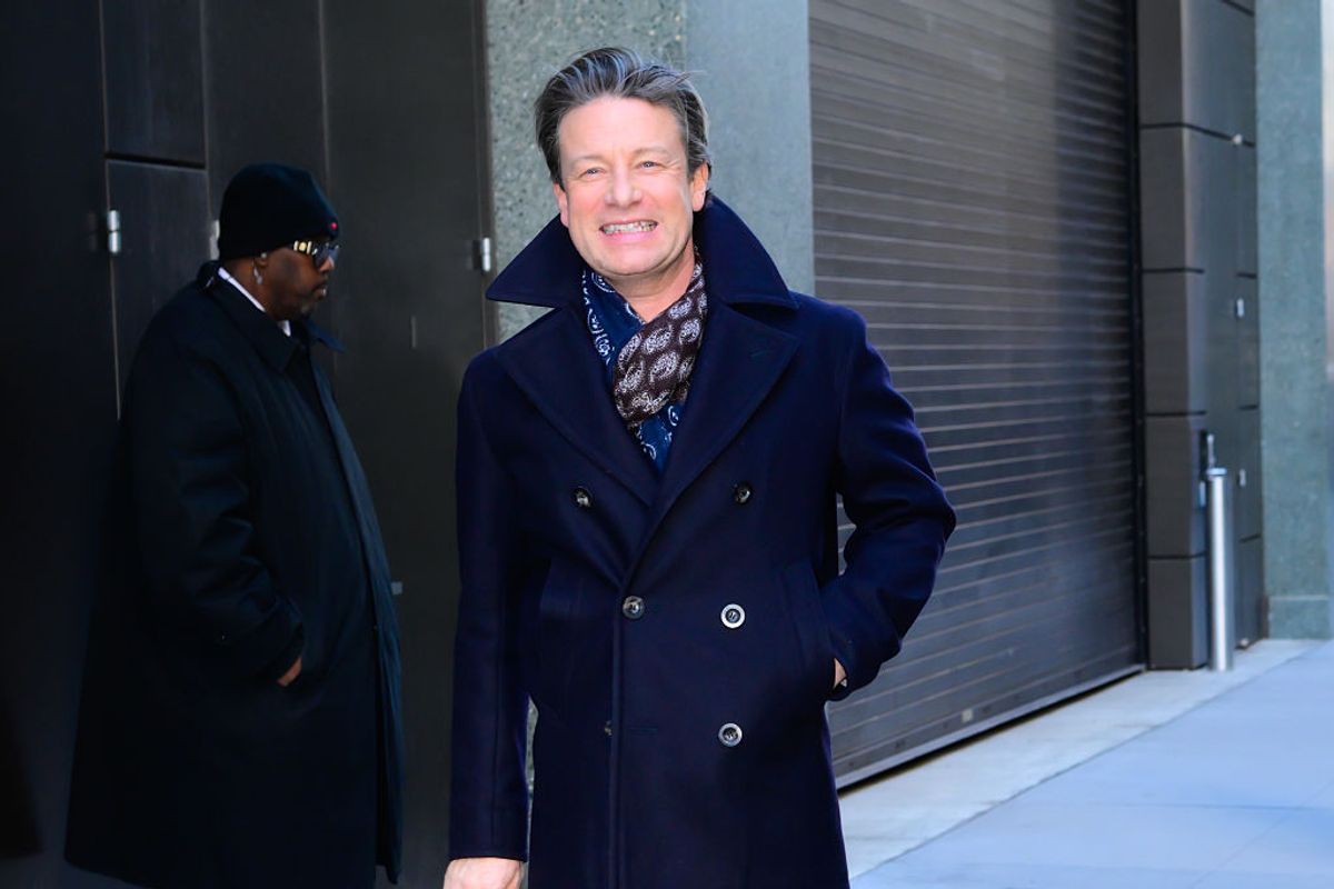 Jamie Oliver is seen outside ABC Studio on January 13, 2026 in New York City