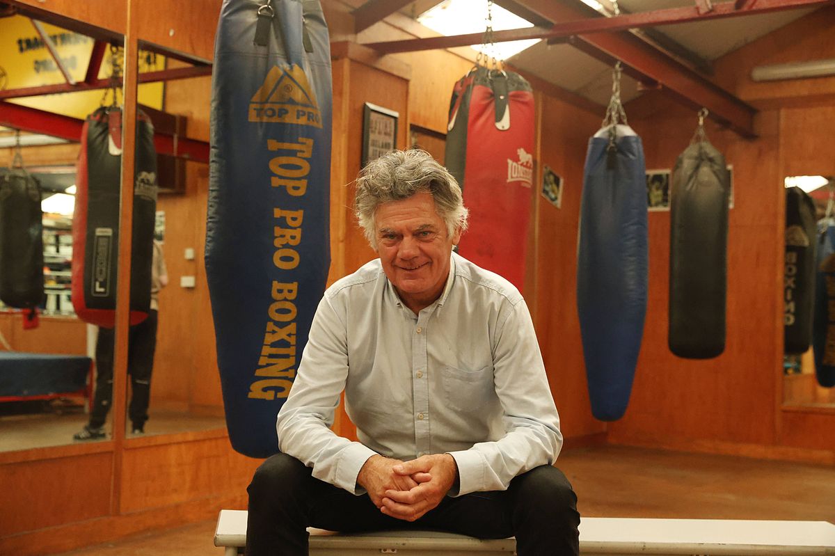 Gerry Hutch pictured at Corinthians boxing club for a community open day