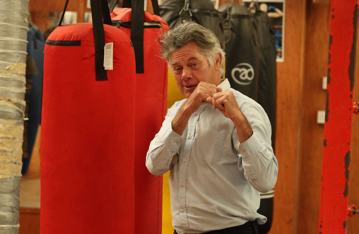 Gerry Hutch pictured at Corinthians boxing club for a community open day