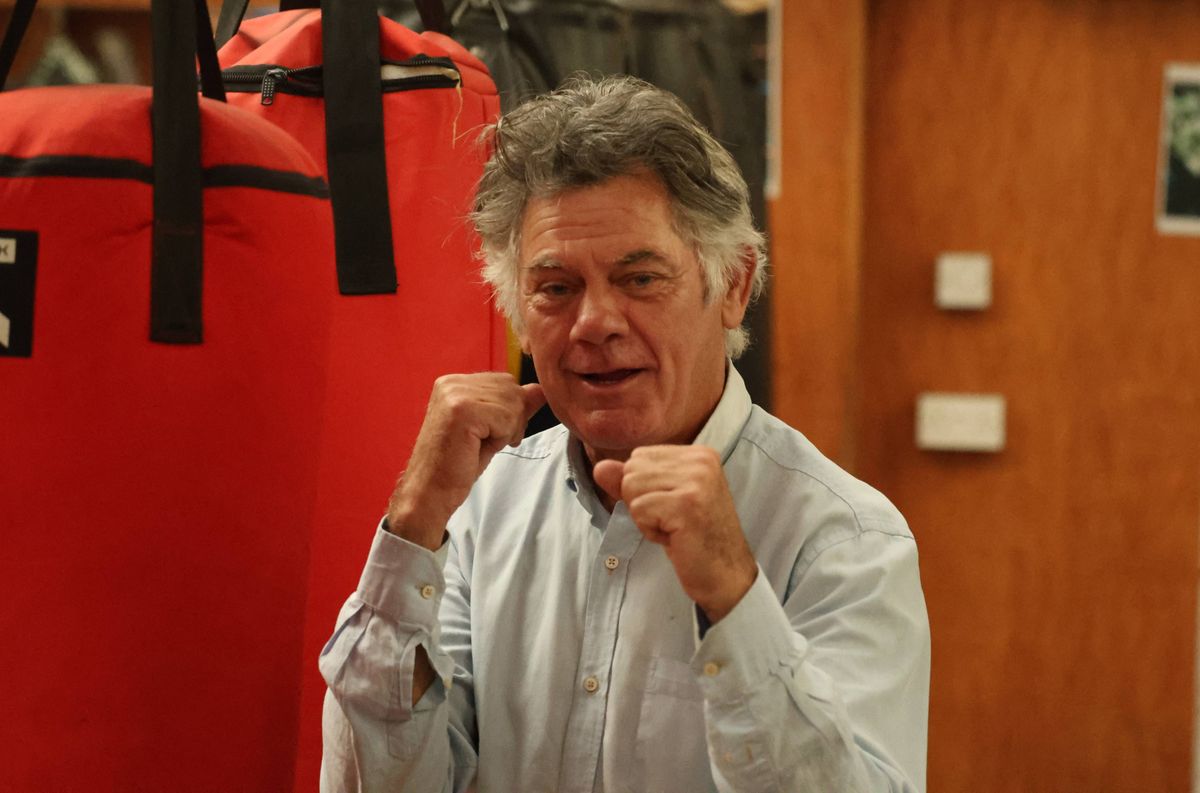 Gerry Hutch pictured at Corinthians boxing club for a community open day