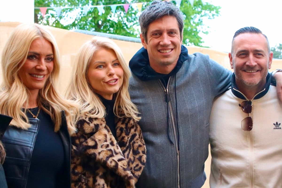 Tess and Vernon partied with friends over the weekend
