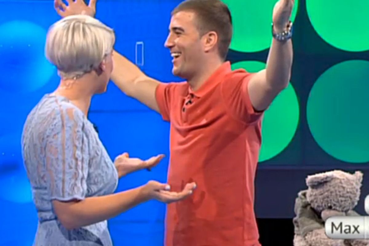 Ross Hutch celebrates on Winning Streak