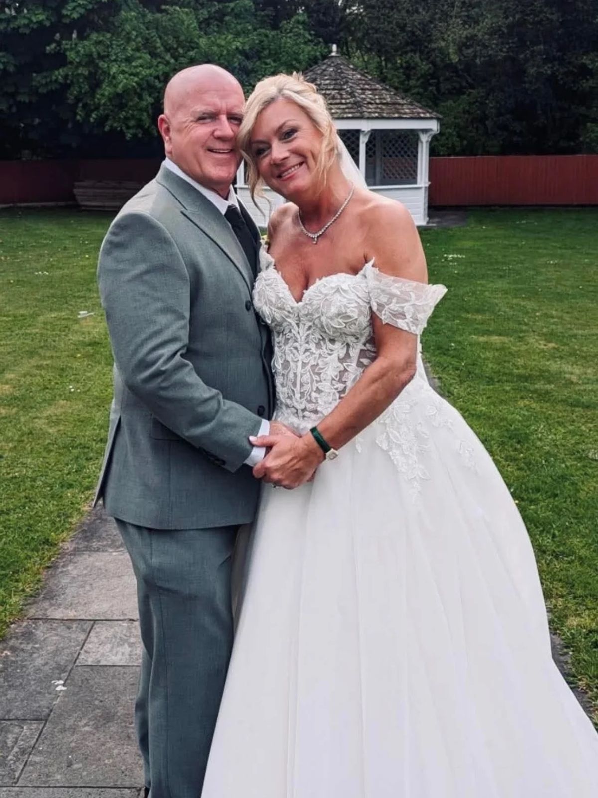 Tricia Penrose and Chris Hargreaves got married on Saturday