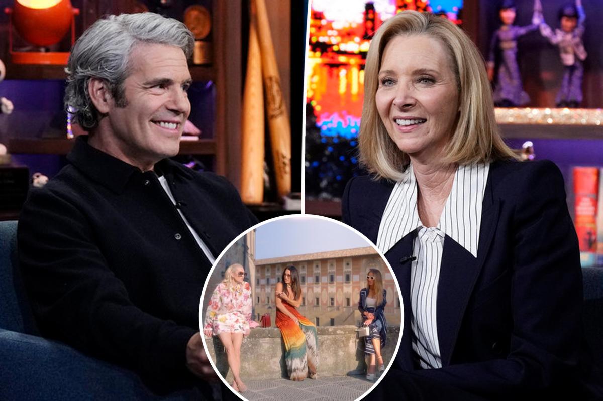 Lisa Kudrow calls out Andy Cohen for faked 'RHOBH' scene in awkward 'WWHL' moment