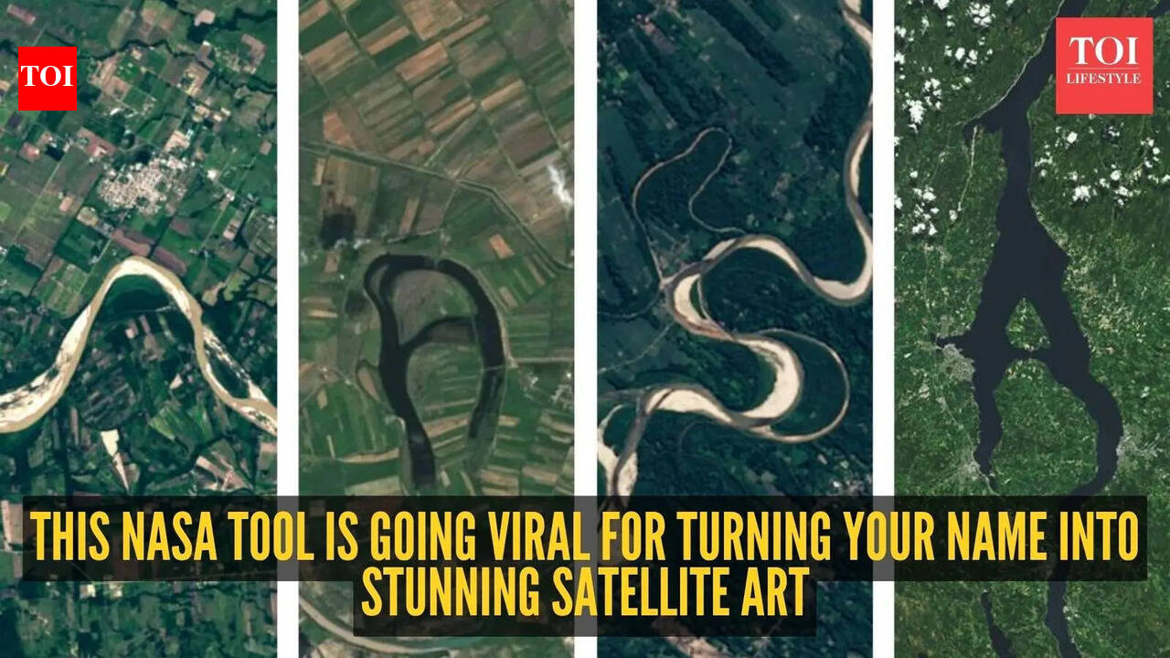 Nasa Satellite Art Generator: This NASA tool is going viral for turning your name into stunning satellite art – you have to try it