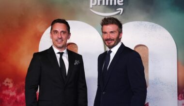 Gary Neville admits to ‘big problems’ when he shared a room with Manchester United teammate David Beckham
