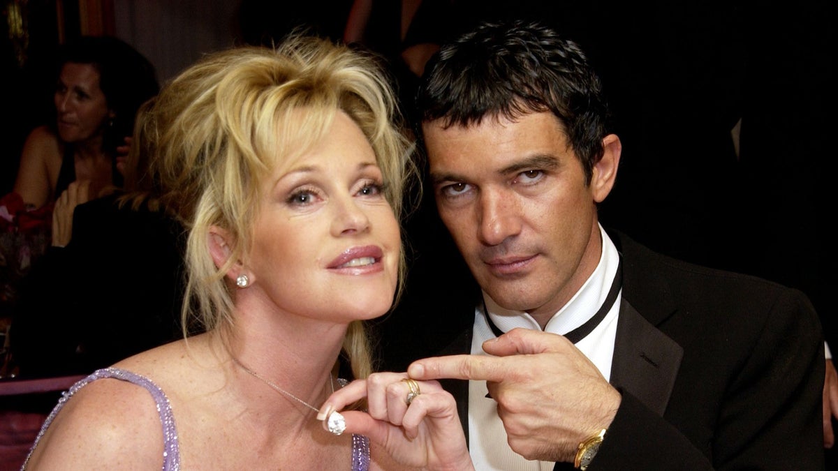 Antonio Banderas and Melanie Griffith walk arm in arm after sweet declarations