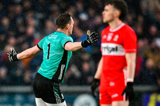 Rory Beggan’s two-pointer late in extra-time gives Monaghan dramatic win over Derry and Ulster SFC final place