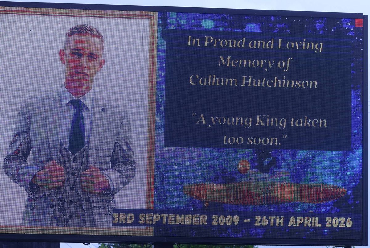 Callum Hutchinson died in a crash at Nutts Corner, Belfast, on Sunday morning