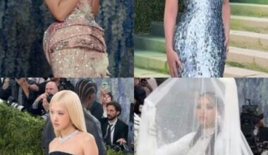 From top left, clockwise, Jisoo, Jennie, Lisa and Rosé / Captured from Vogue