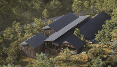 kengo kuma's first US museum emerges within vast campus