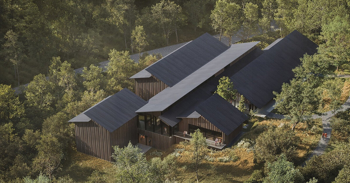 kengo kuma's first US museum emerges within vast campus