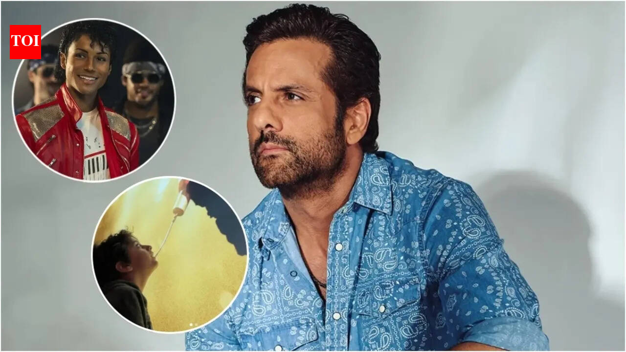 Fardeen Khan: 'Moved me more than I expected': Fardeen Khan takes his children to watch Michael Jackson biopic 'Michael' | Hindi Movie News