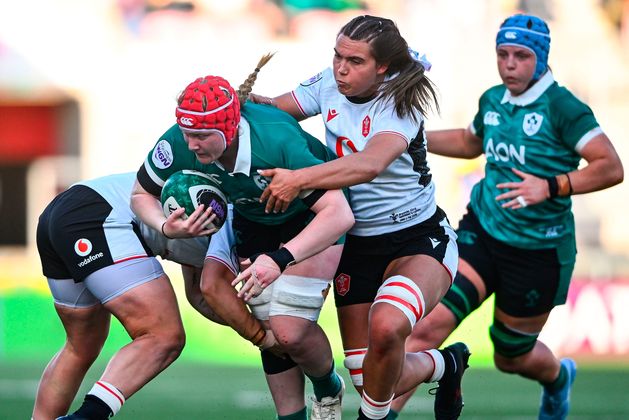 Aoife Wafer puts in dominant display as Ireland douse Welsh fire with bonus-point Women’s Six Nations win