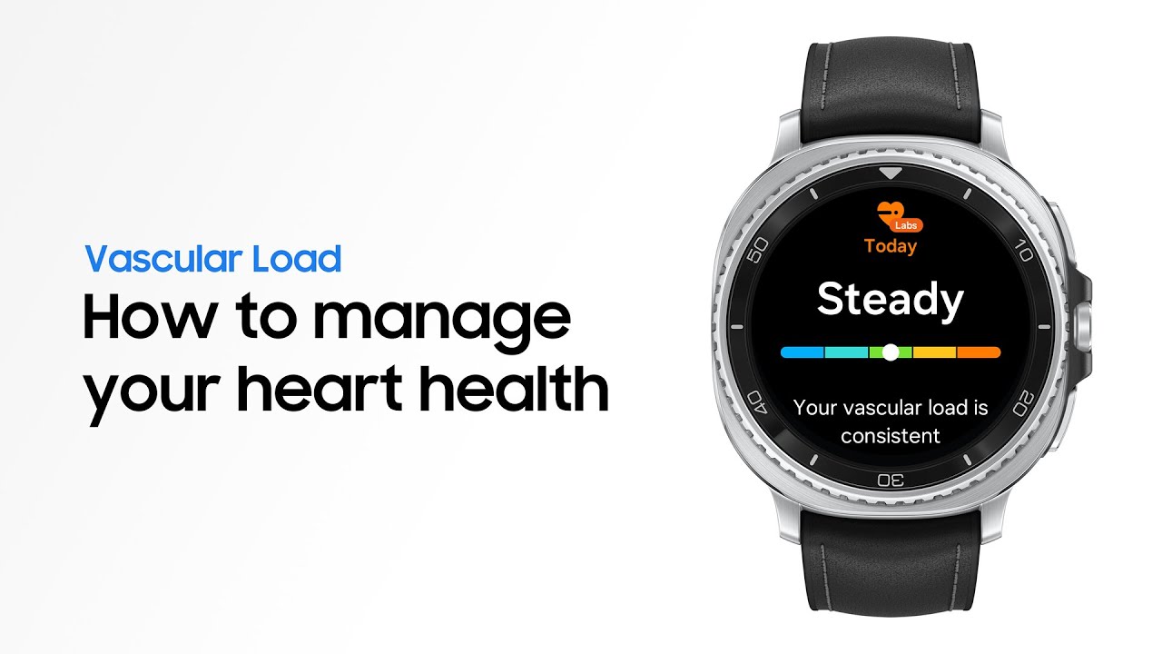 How to use Vascular Load | Galaxy Watch8 Series | Samsung - YouTube