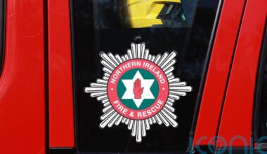 Fire crews tackle blaze at Belfast recycling centre
