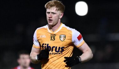 Benen Kelly hits 92nd-minute goal to seal dramatic victory for Antrim
