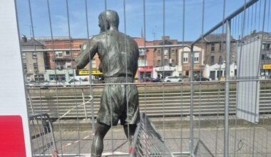 Concerns raised over condition of Socks Byrne sculpture in Drogheda