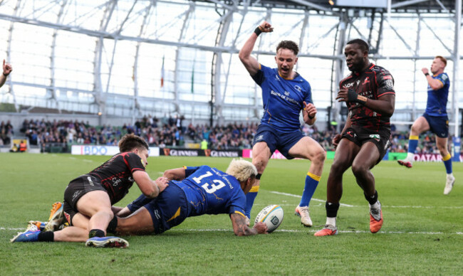 rieko-ioane-scores-his-sides-fourth-try-as-hugo-keenan-celebrates