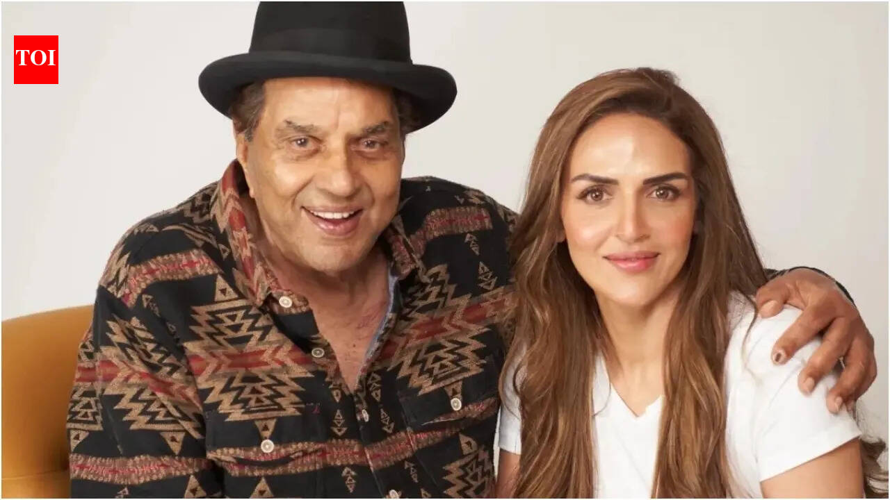 'Lage raho bete': Esha Deol gets emotional remembering late father Dharmendra; Bobby Deol shows support | Hindi Movie News