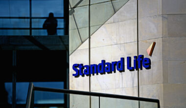 Standard Life office building exterior, representing one of the UKs largest pension funds, in a business context