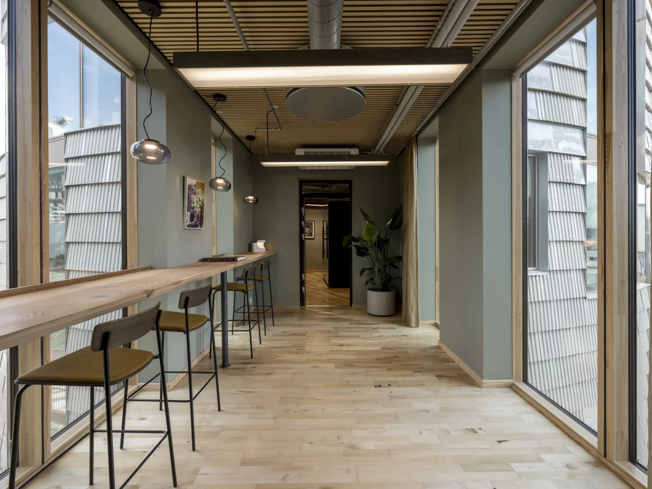 Structurally, TRÆ consists of modern engineered timber, concrete, steel, and lots of recycled materials