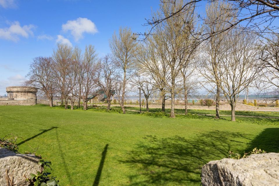 The view from the garden of 15 Seafort Parade, Blackrock, Co Dublin