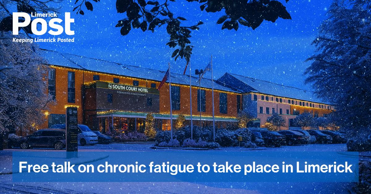 Free talk on chronic fatigue to take place in Limerick