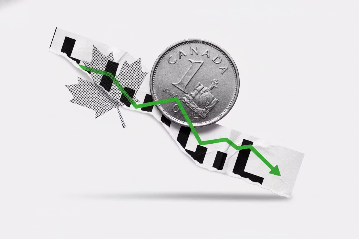 Canadian Dollar Slips As Oil Falls And Inflation Cools