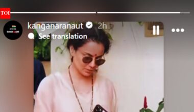 Kangana Ranaut reacts to ‘secret wedding’ rumours after mangalsutra-sindoor appearance, says ‘I won’t marry…’ |