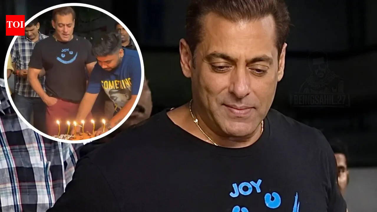 Salman Khan celebrates team member's birthday amid SVC63 shoot - WATCH﻿ |