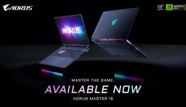GIGABYTE Announces AORUS MASTER 16 Now Available, Built for AI-Powered Performance and Immersive Play