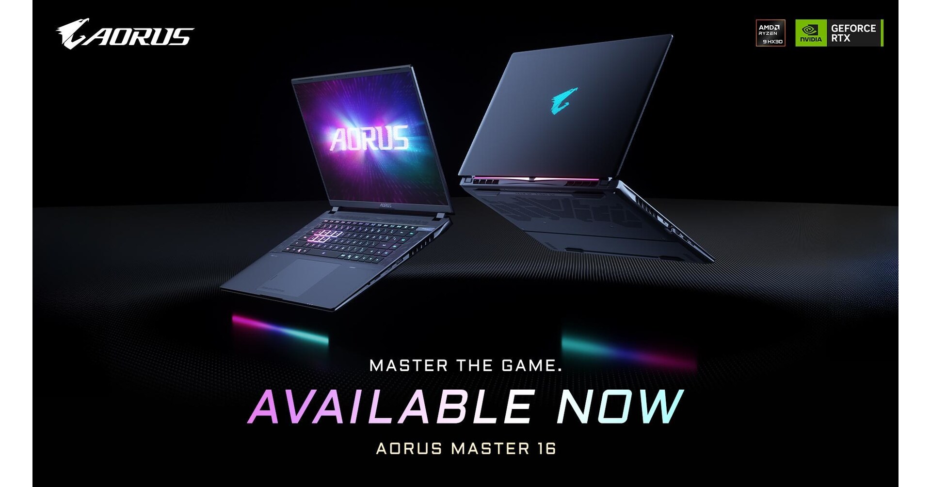 GIGABYTE Announces AORUS MASTER 16 Now Available, Built for AI-Powered Performance and Immersive Play