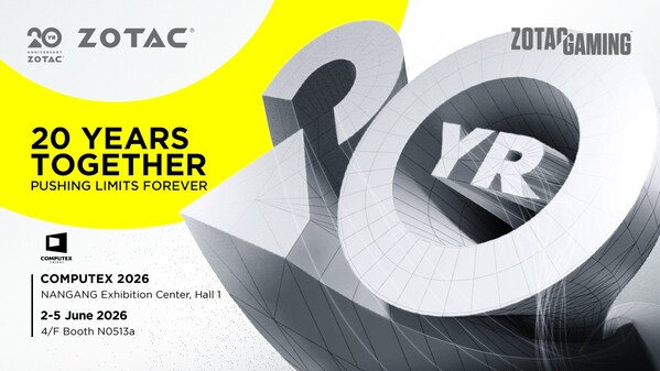 ZOTAC to Celebrate 20th Anniversary with Full-Spectrum Showcases, and Anniversary-Exclusive Hardware ZOTAC to Celebrate 20th Anniversary with Full-Spectrum Showcases, and Anniversary-Exclusive Hardware